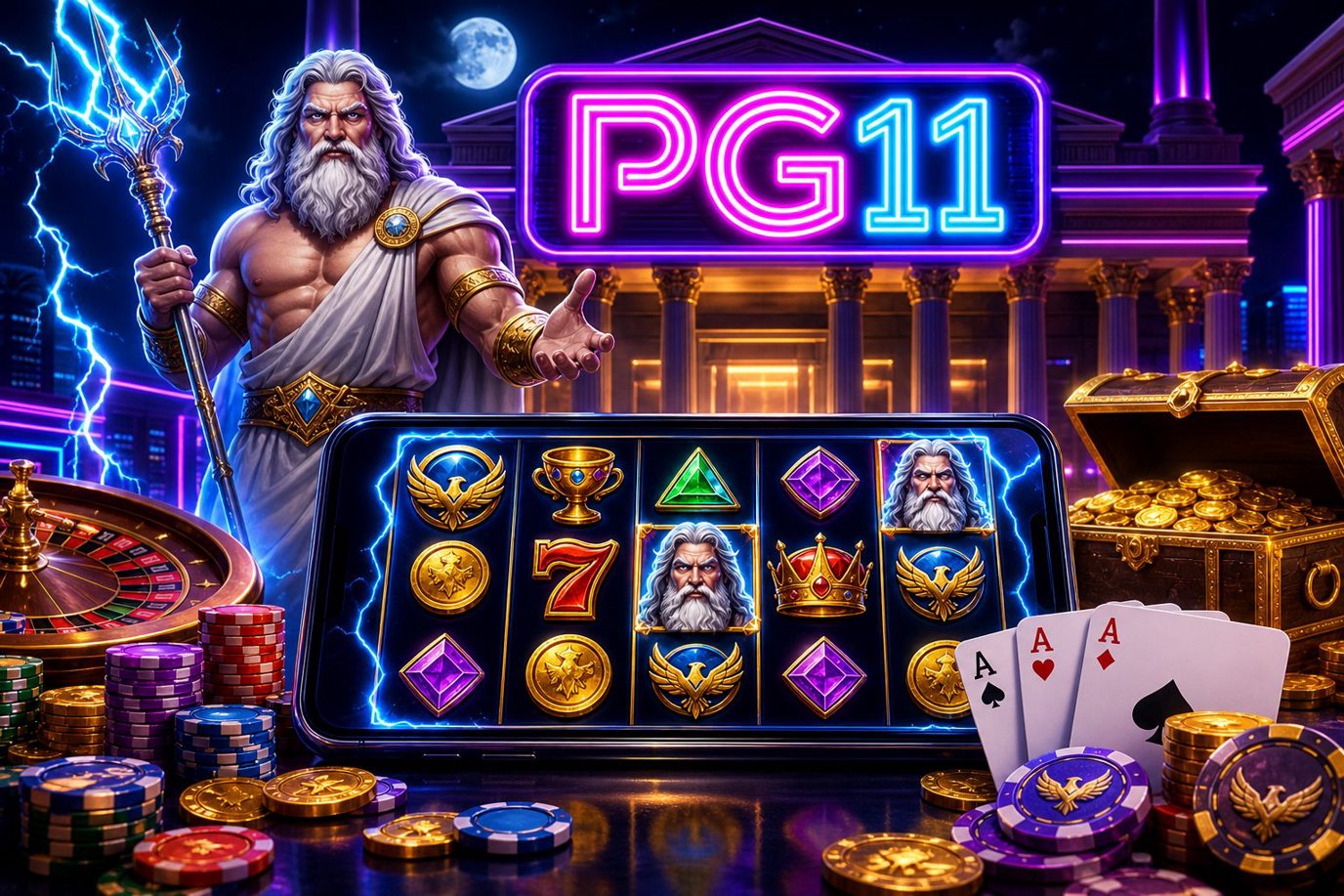 Bonus deposit pertama dan kredit gratis di PG11